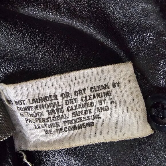 Calf Nappa Button Down Black Genuine Luxury Leather Jacket - Picture 8 of 8